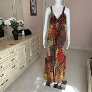 Raindrops by Papillon Women’s Maxi Dress size XL